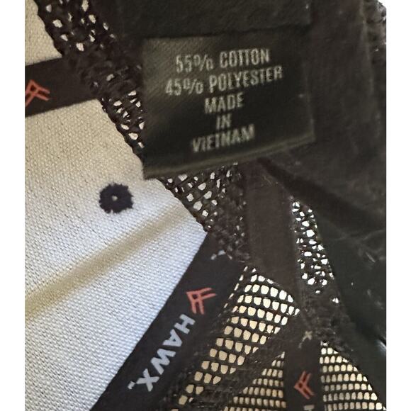 Hawx Work Gear Snapback Cap Gray Black Mesh - Picture 7 of 8